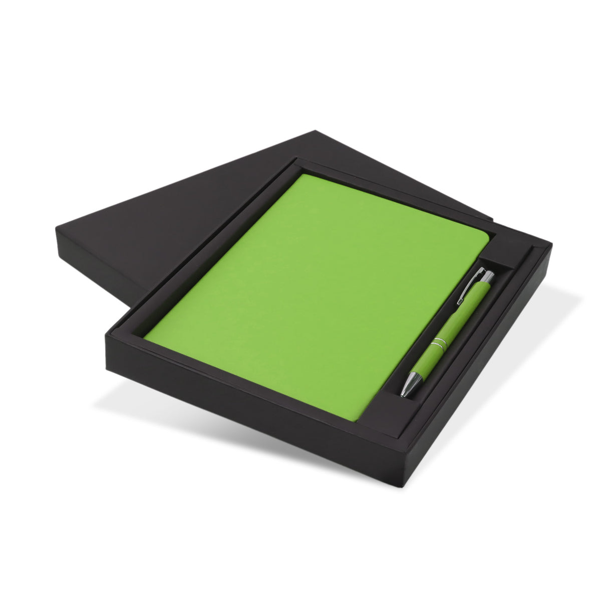 Kingston Notebook and Pen Gift Set - Bright Green
