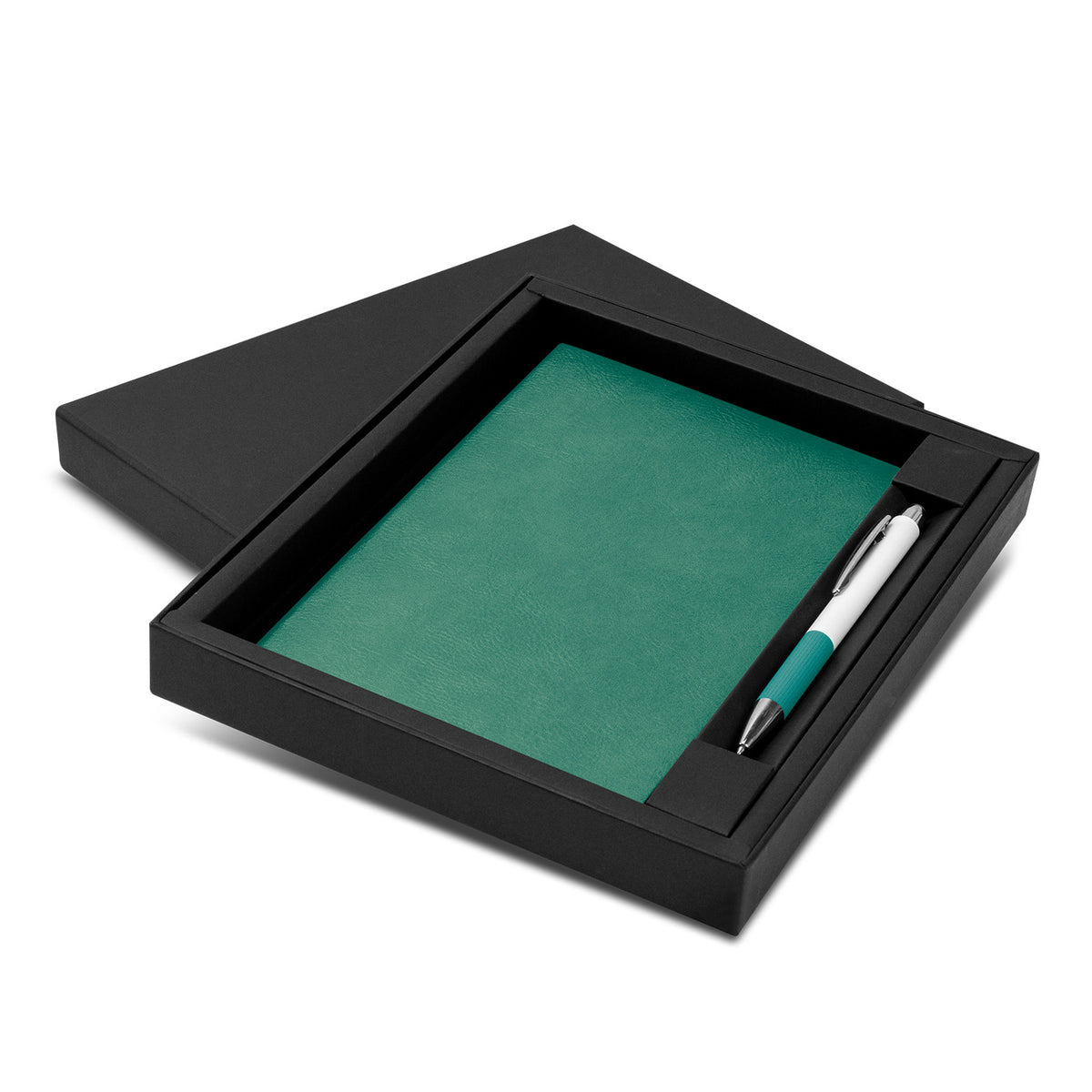 Genoa Notebook and Pen Gift Set - Teal