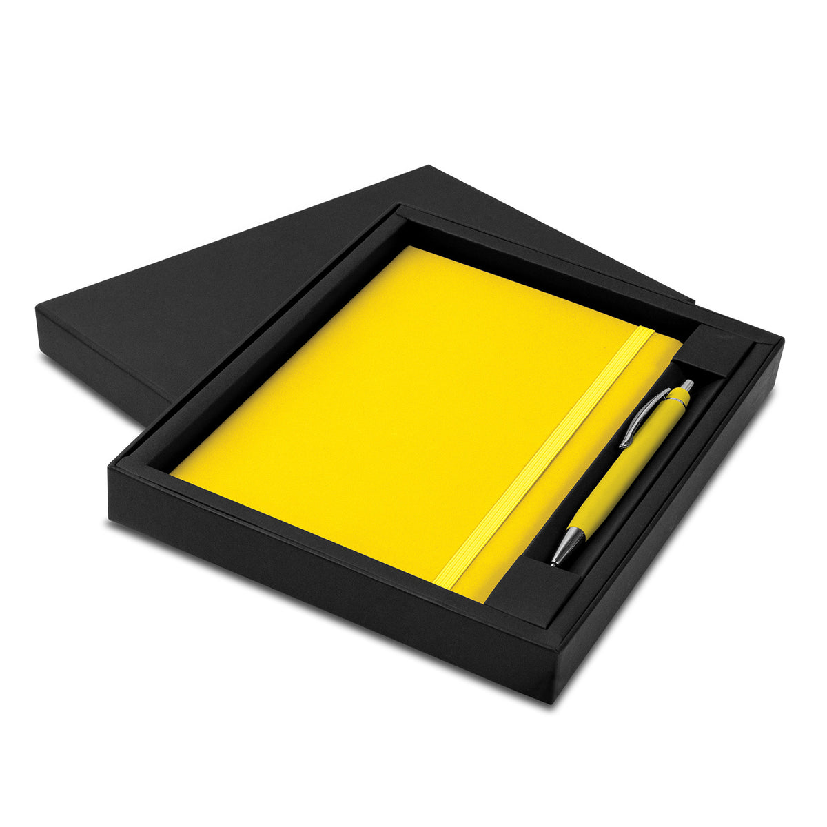 Omega Notebook and Pen Gift Set - Yellow