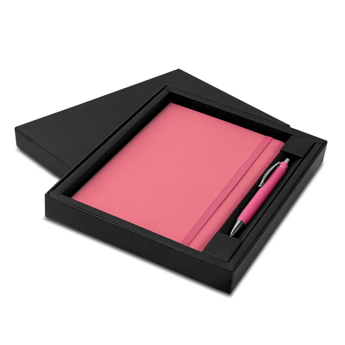 Omega Notebook and Pen Gift Set - Pink