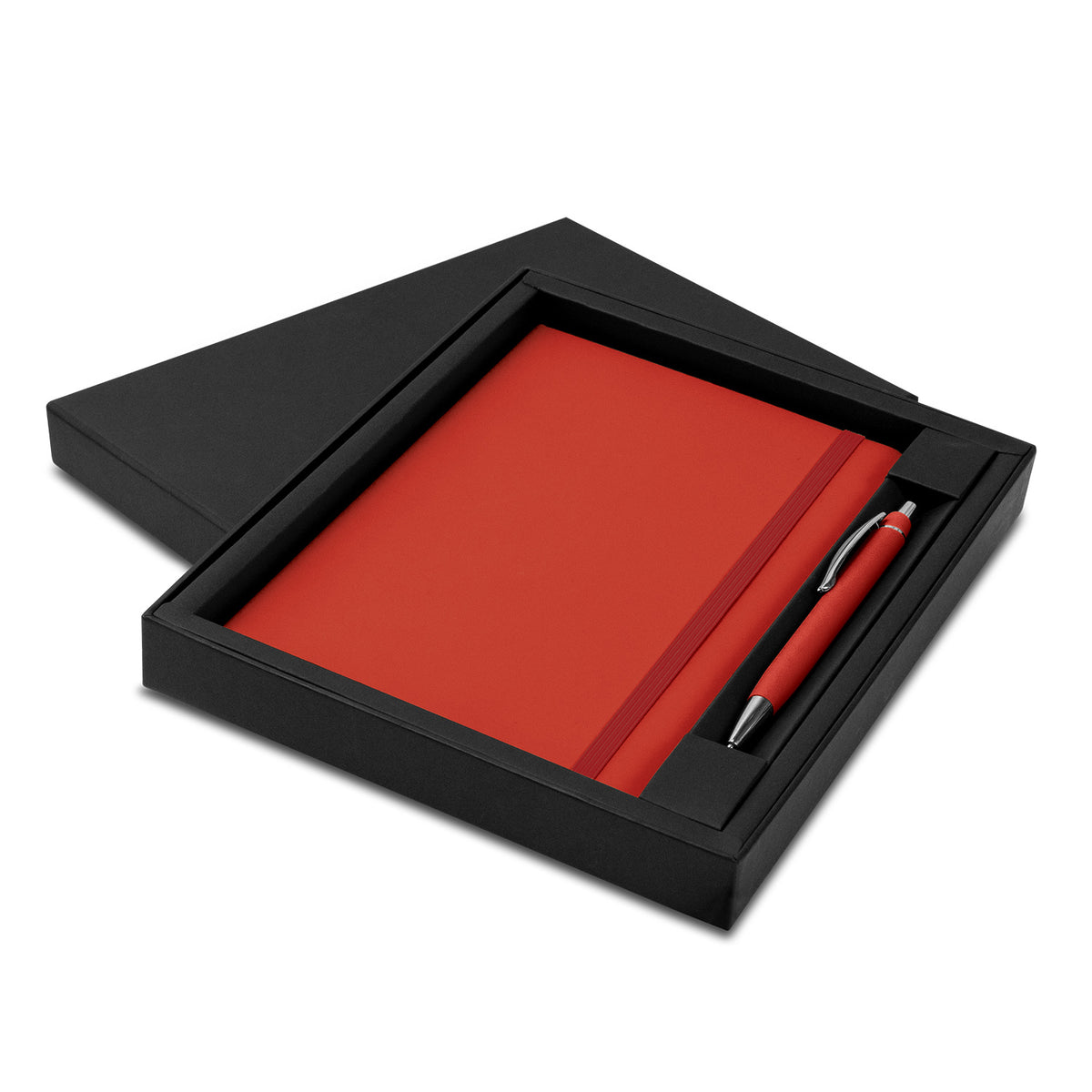 Omega Notebook and Pen Gift Set - Red
