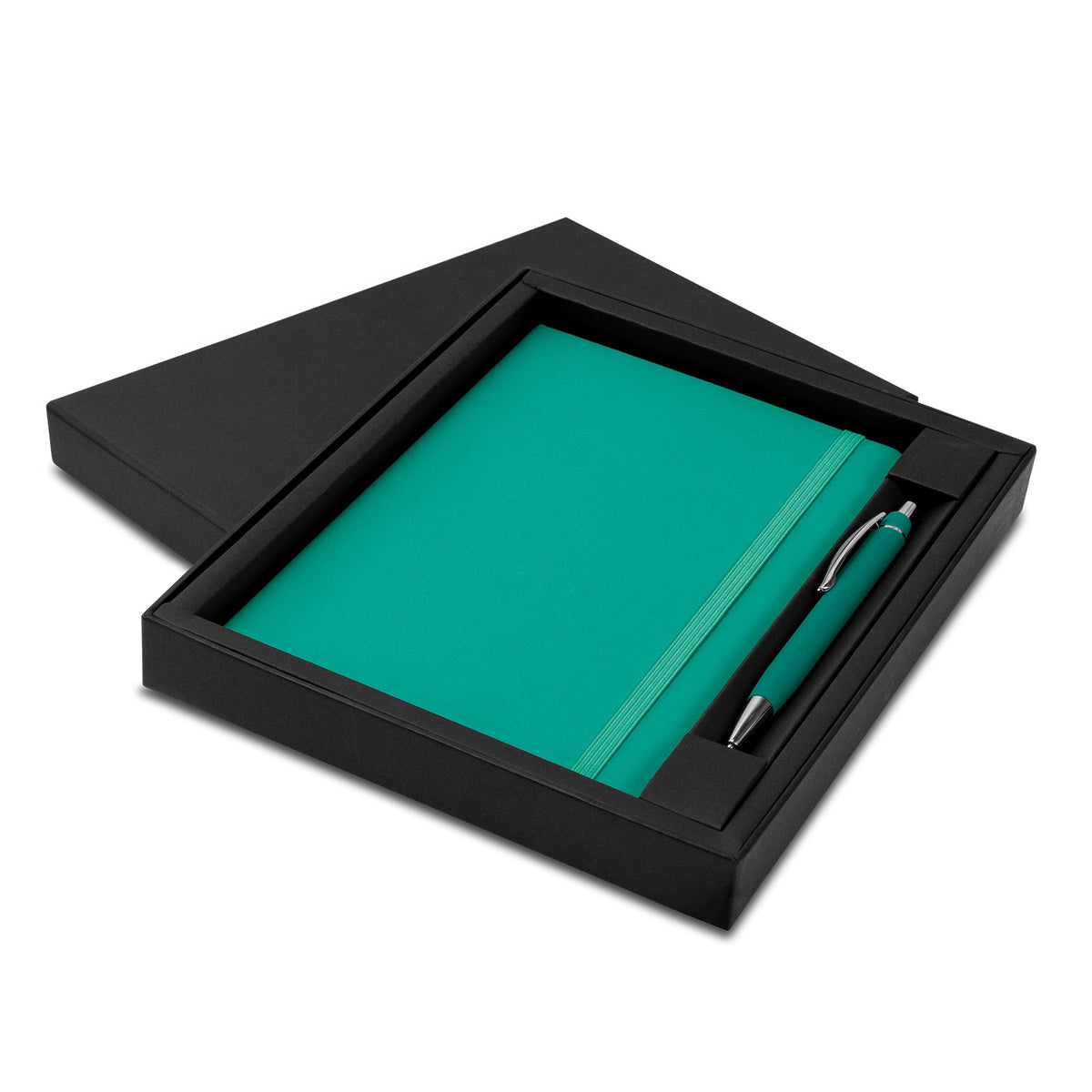 Omega Notebook and Pen Gift Set - Teal