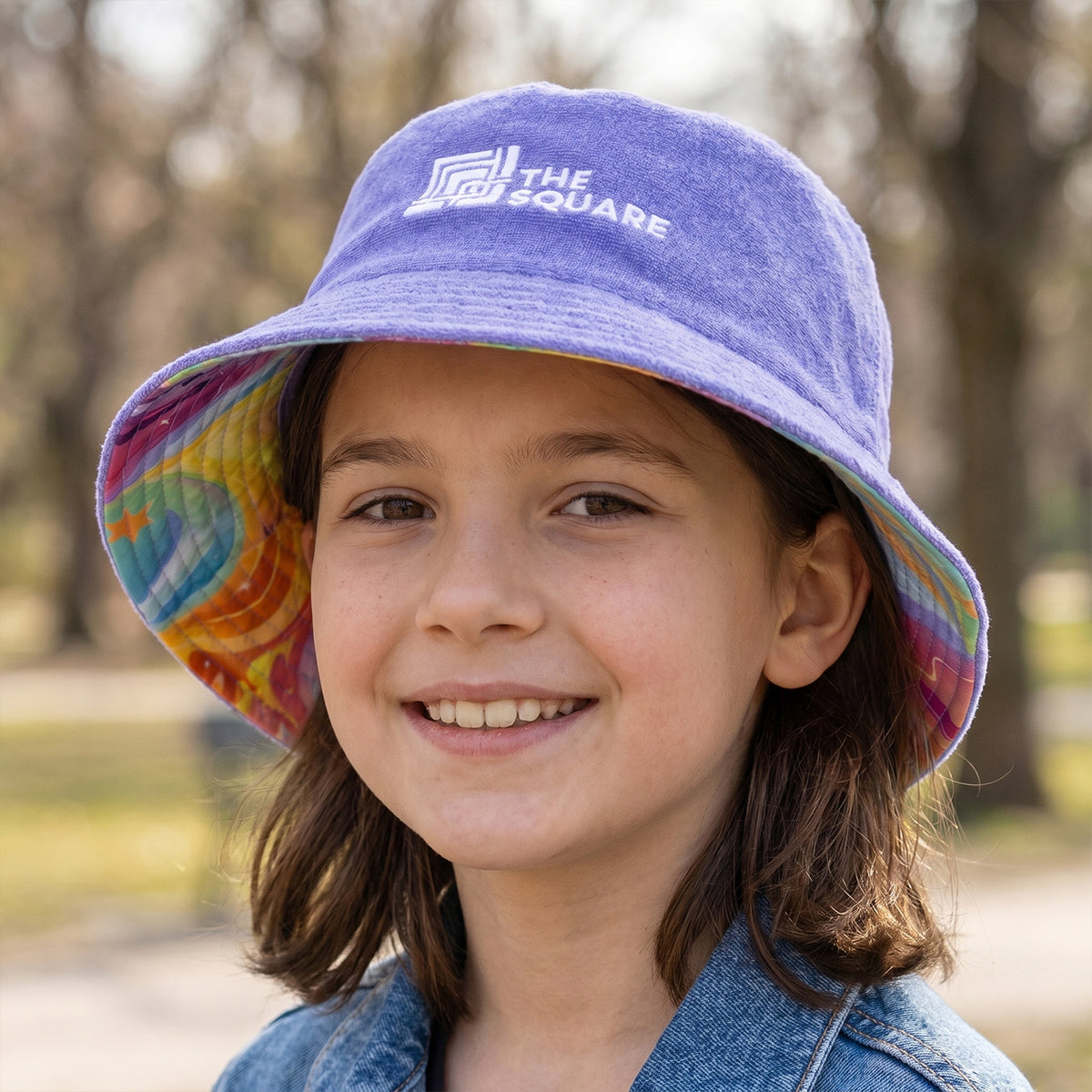 Custom Reversible Twill/Terry Bucket Hat - Feature