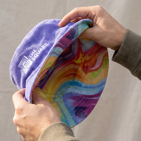 Custom Reversible Twill/Terry Bucket Hat - Feature