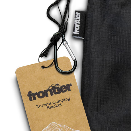 Frontier Torrent Camping Blanket - Hangtag