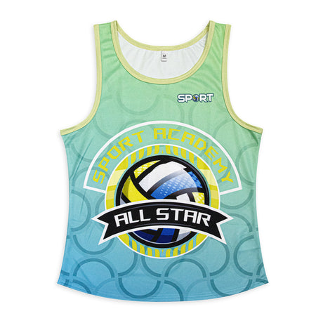 Custom Womens Active Tank Top - Front