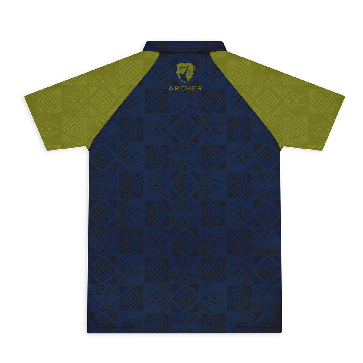 Custom Mens Active Polo - Back