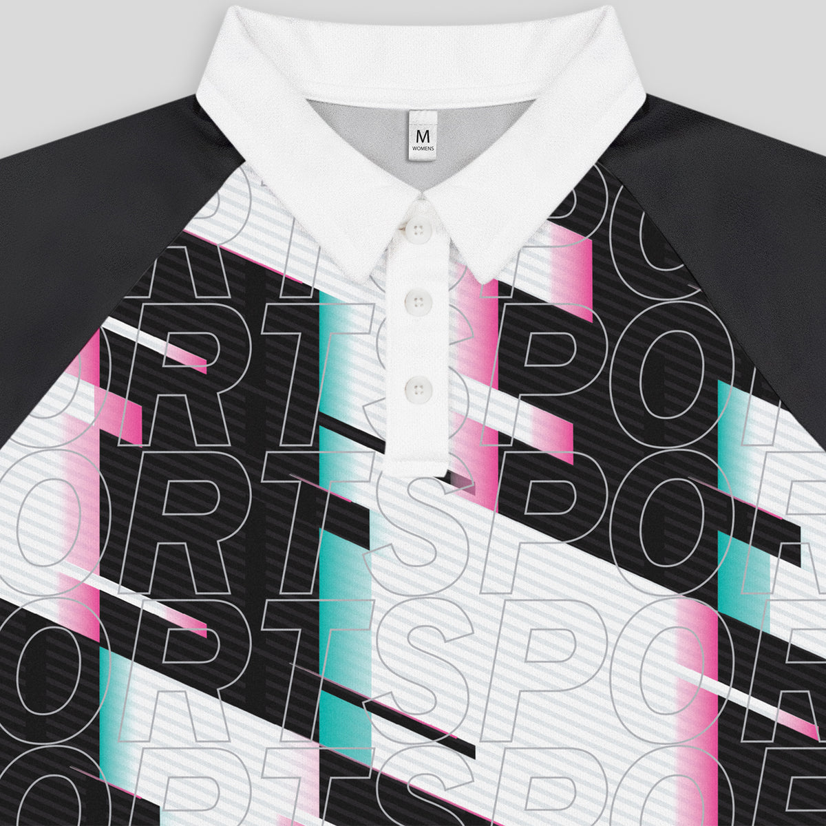 Custom Womens Active Polo - Detail