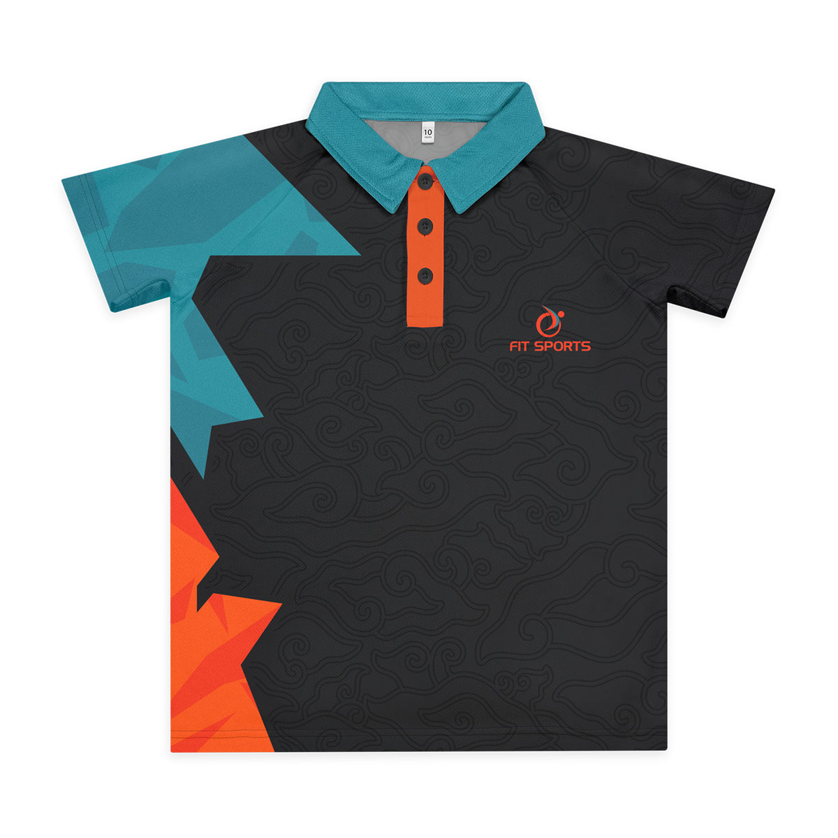Custom Youth Active Polo - Front