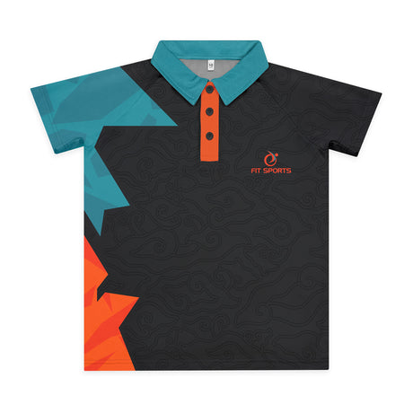 Custom Youth Active Polo - Front