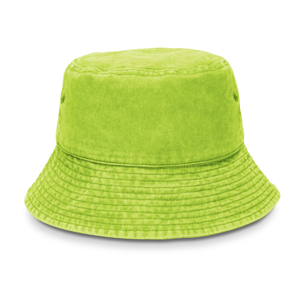 Bondi Washed Bucket Hat - Bright Green