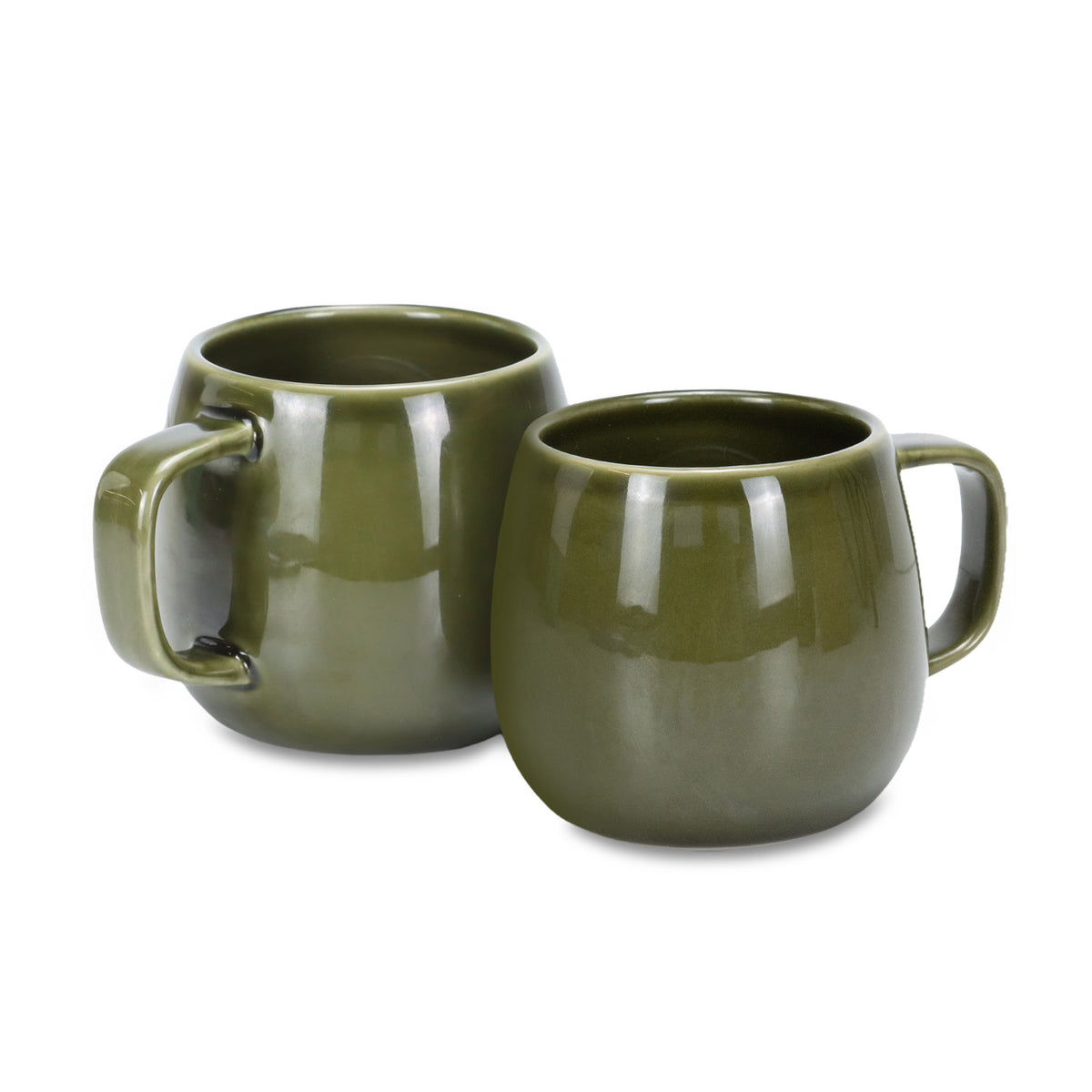 Keepsake Moda Coffee Mug – Set of 2 - Olive