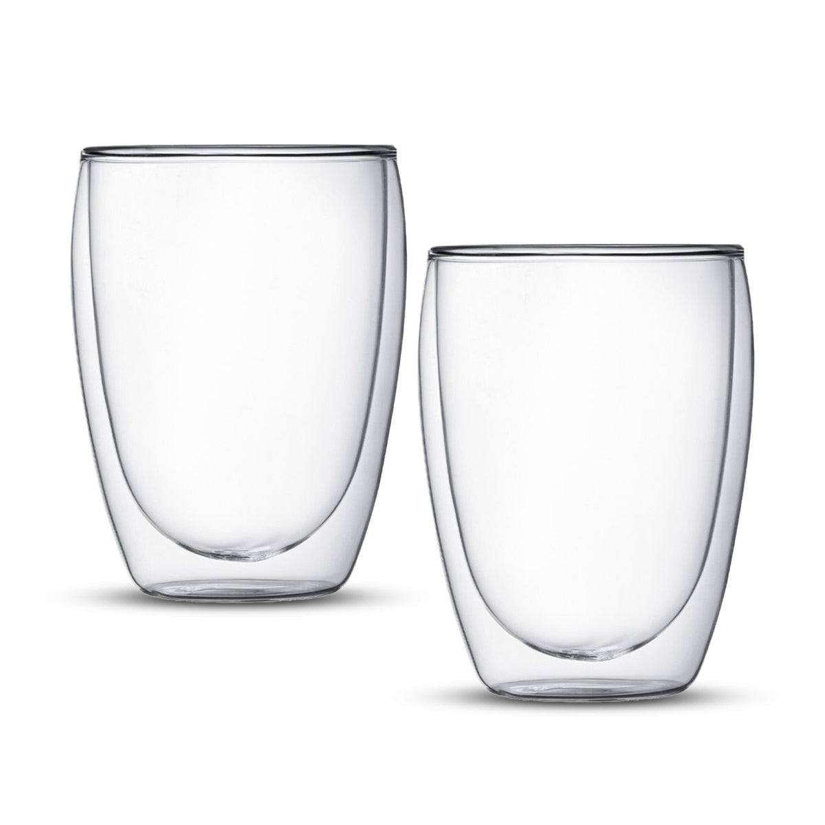Bodum Pavina Double Wall Glasses - Medium - Set of 2 - Clear