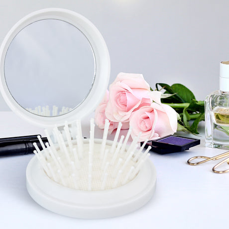 Compact Brush with Mirror - Feature