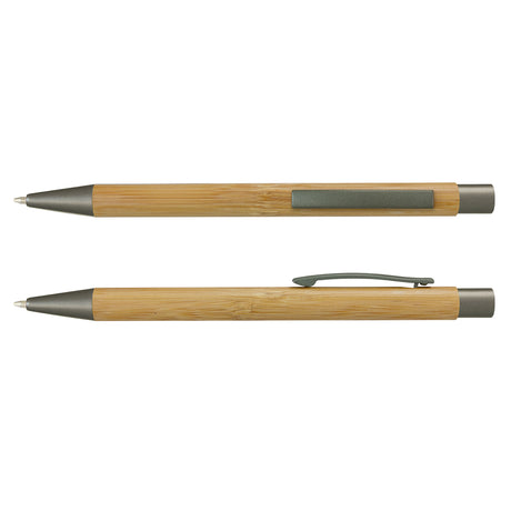 Lancer Bamboo Pen - Natural/Gunmetal