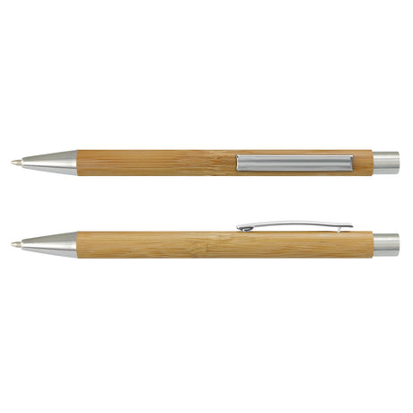 Lancer Bamboo Pen - Natural/Silver