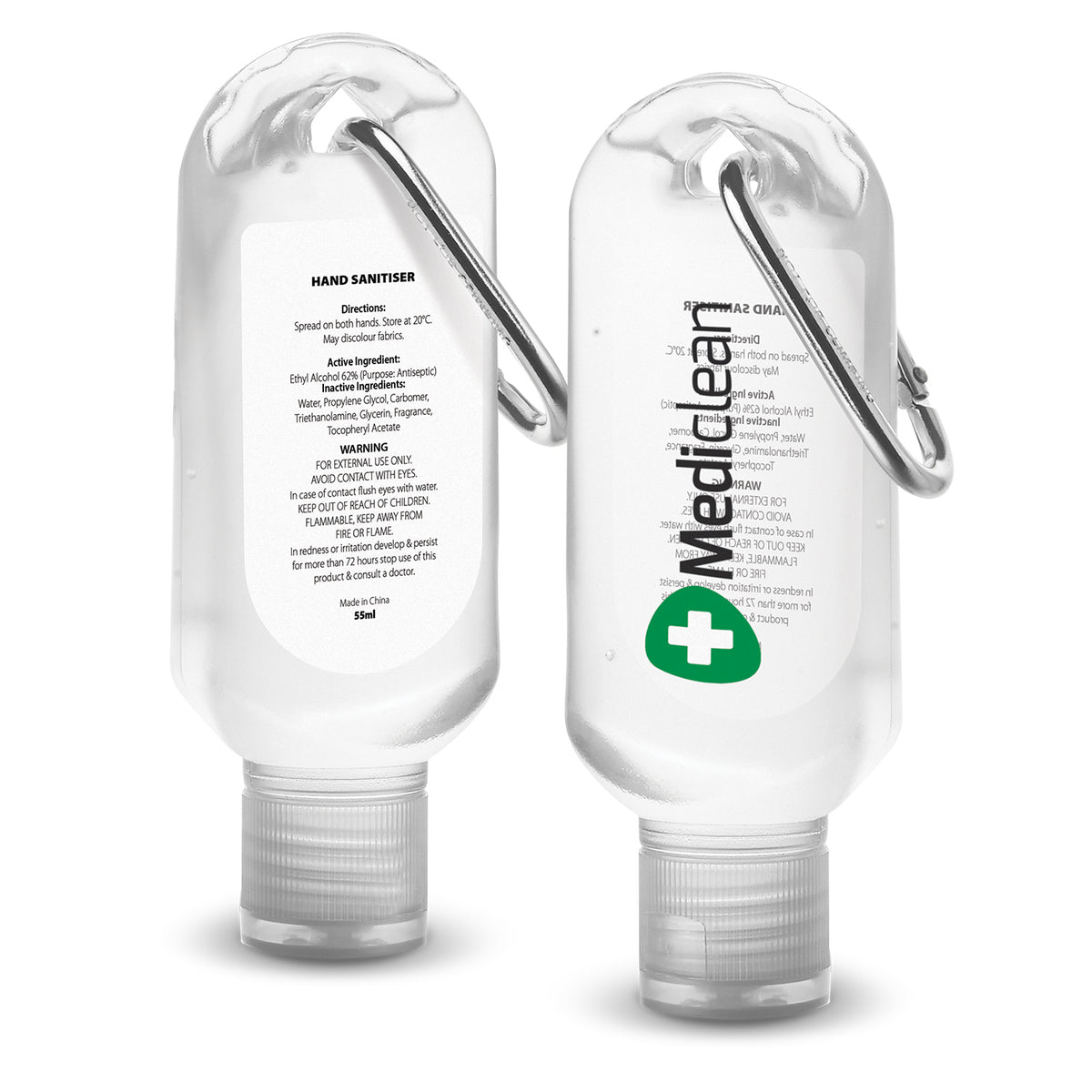 Carabiner Hand Sanitiser 55ml - Main