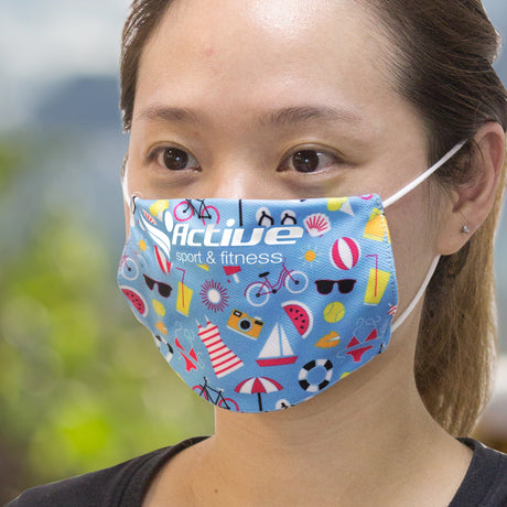 Reusable Face Mask Full Colour - Small - Feature