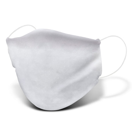 Reusable Face Mask Full Colour - Large - White