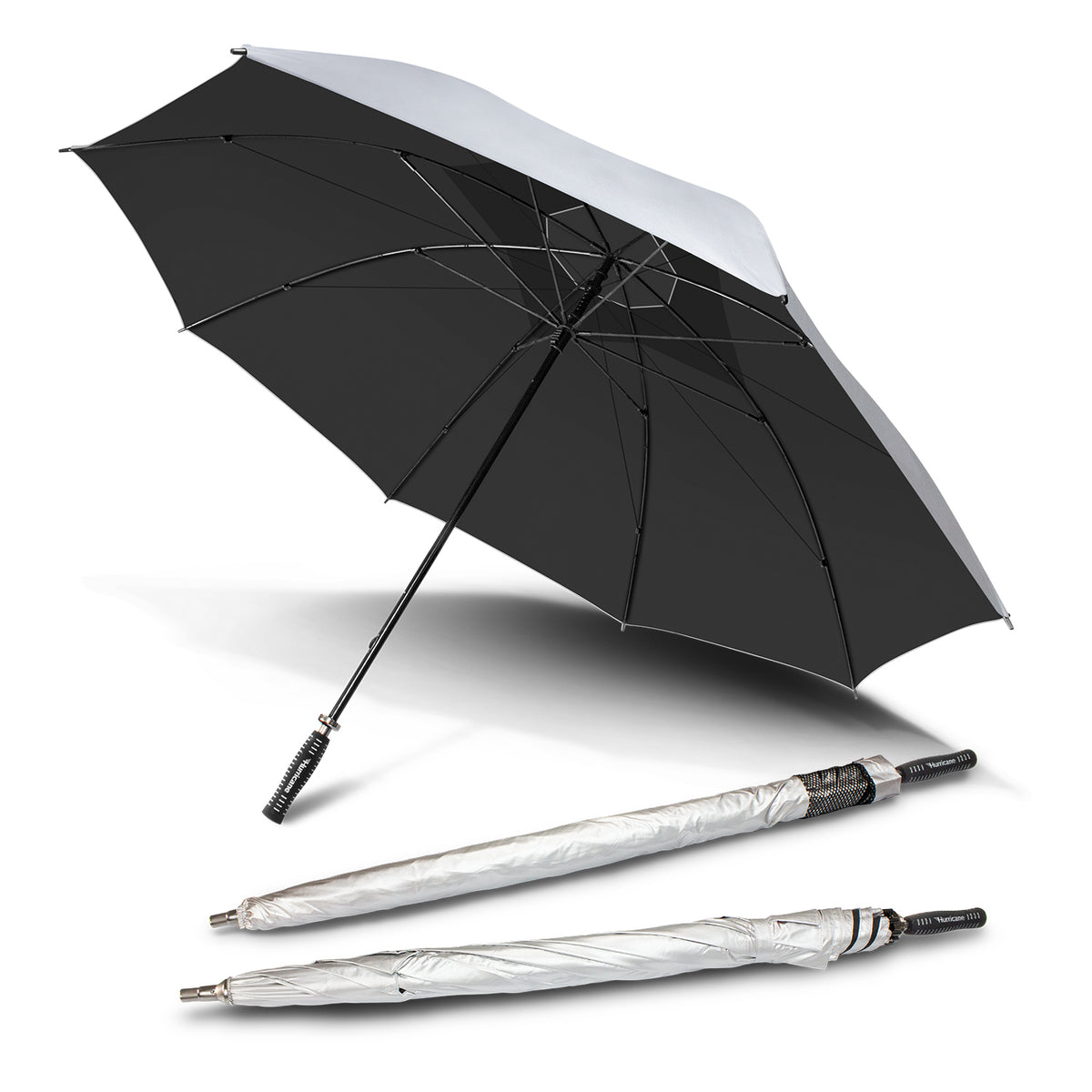Hurricane Sport Umbrella - Silver/Black