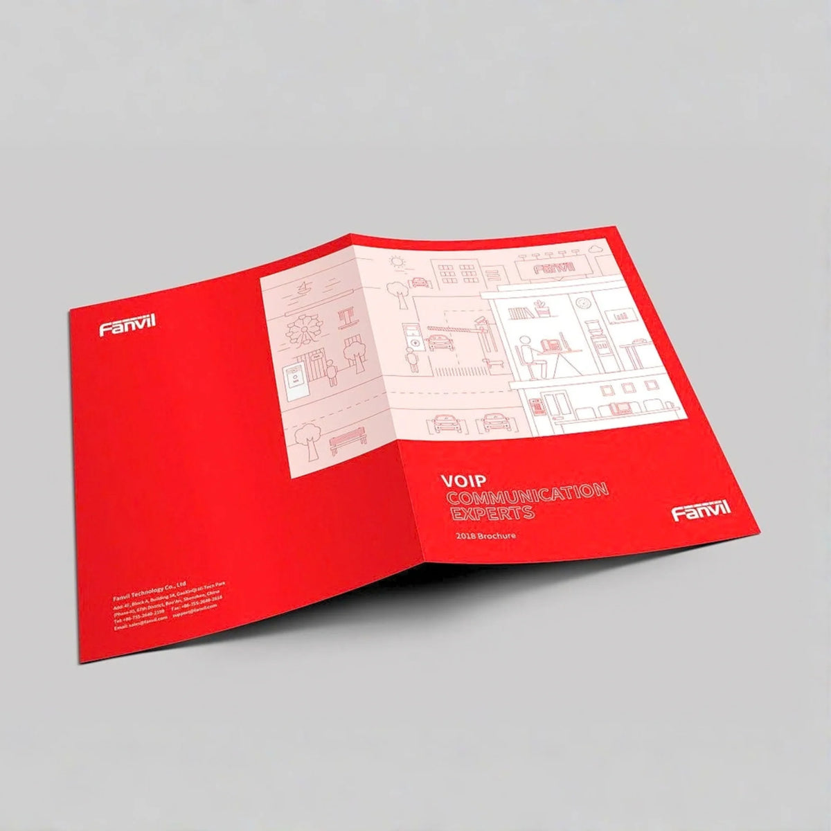 A3 folded to A4 bi-fold brochure
