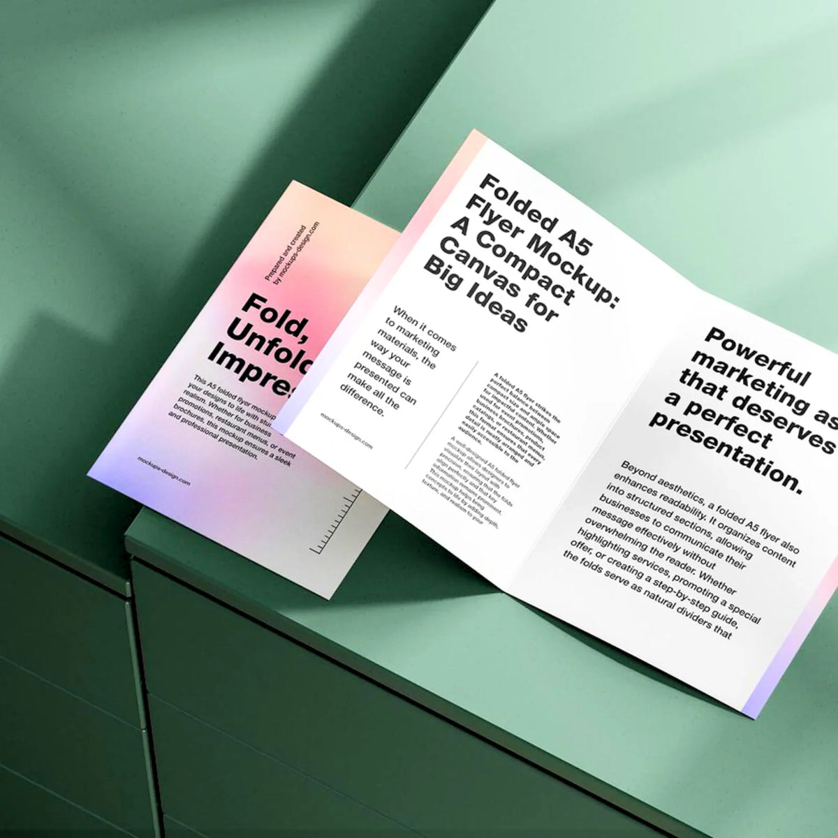 A5 Folded to A6 Brochures