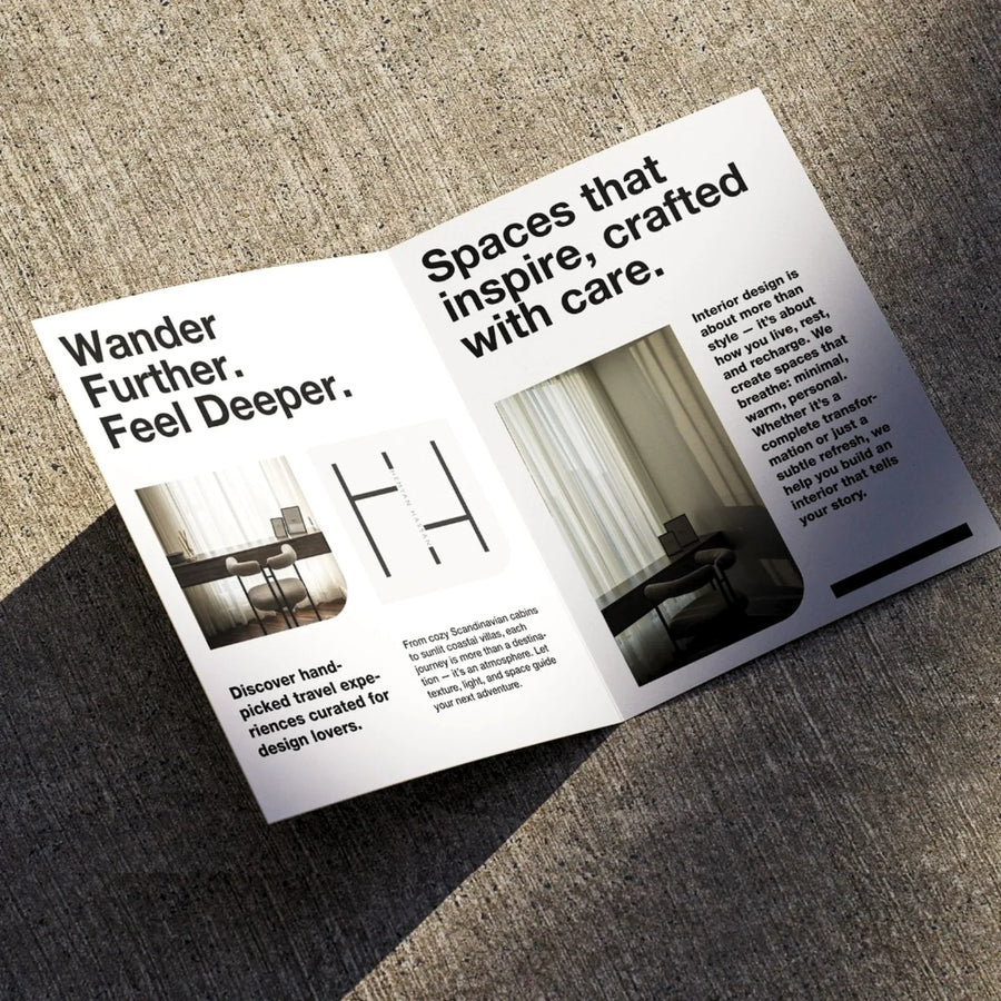 A5 Folded to A6 Brochures