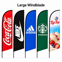 Wind Blade Flags – product view 2
