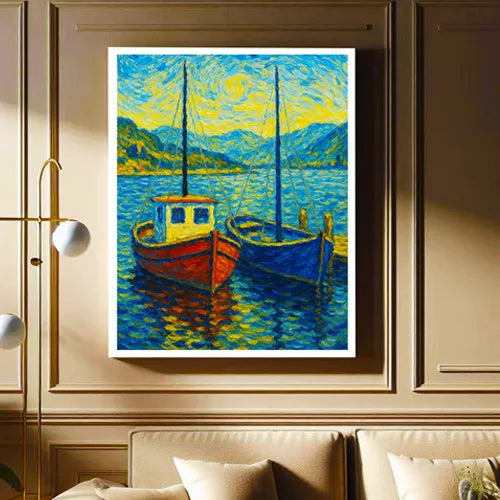 Mounted poster indoor display