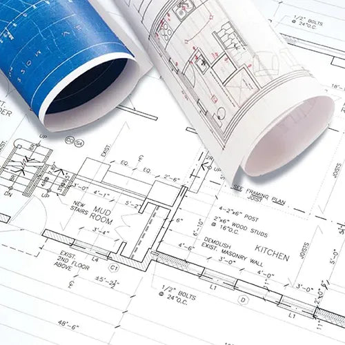 Plan printing for architectural and engineering drawings