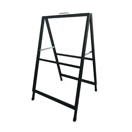 Metal A-frame Footpath Sign – Black display and details