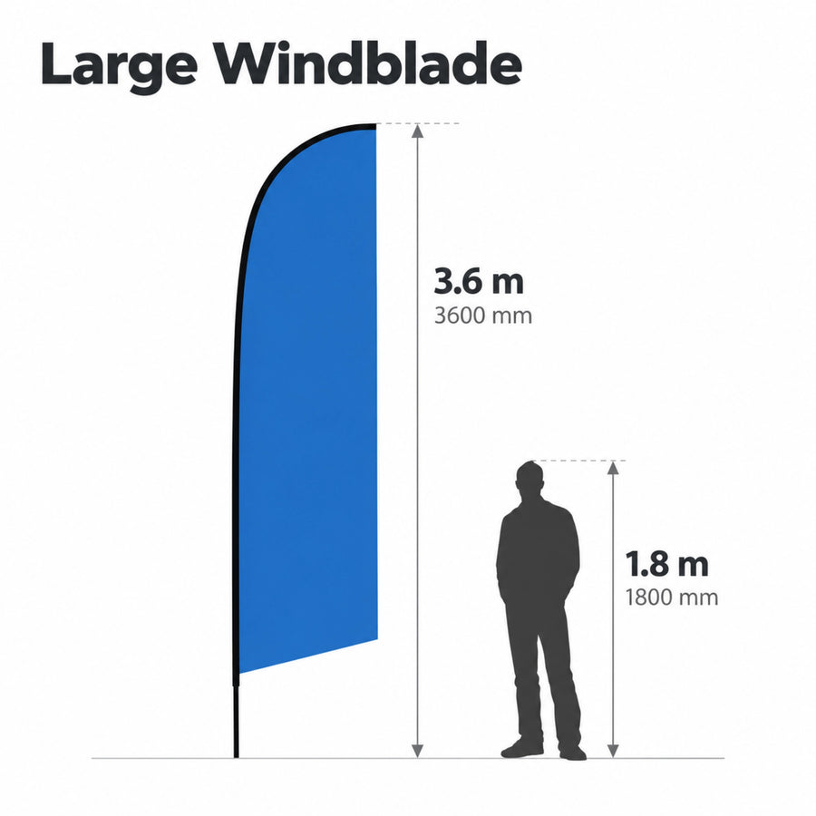 Wind Blade Flags – product view 4