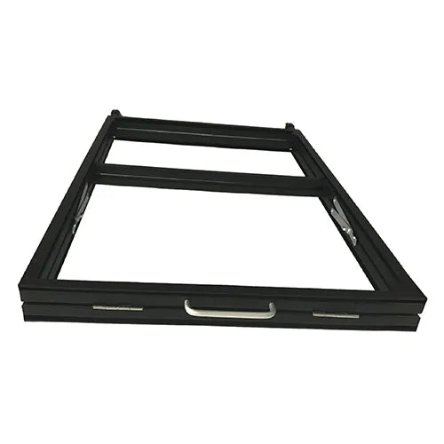 Metal A-frame Footpath Sign – Black display and details