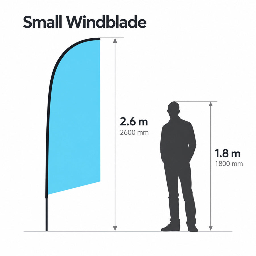 Wind Blade Flags – product view 3