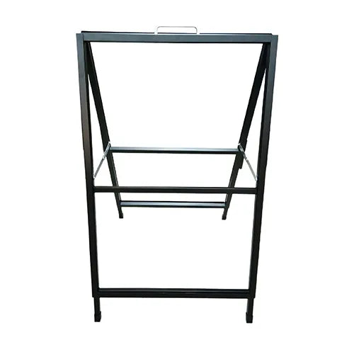 Metal A-frame Footpath Sign – Black display and details