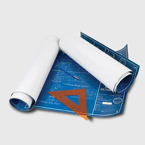 Plan printing for architectural and engineering drawings