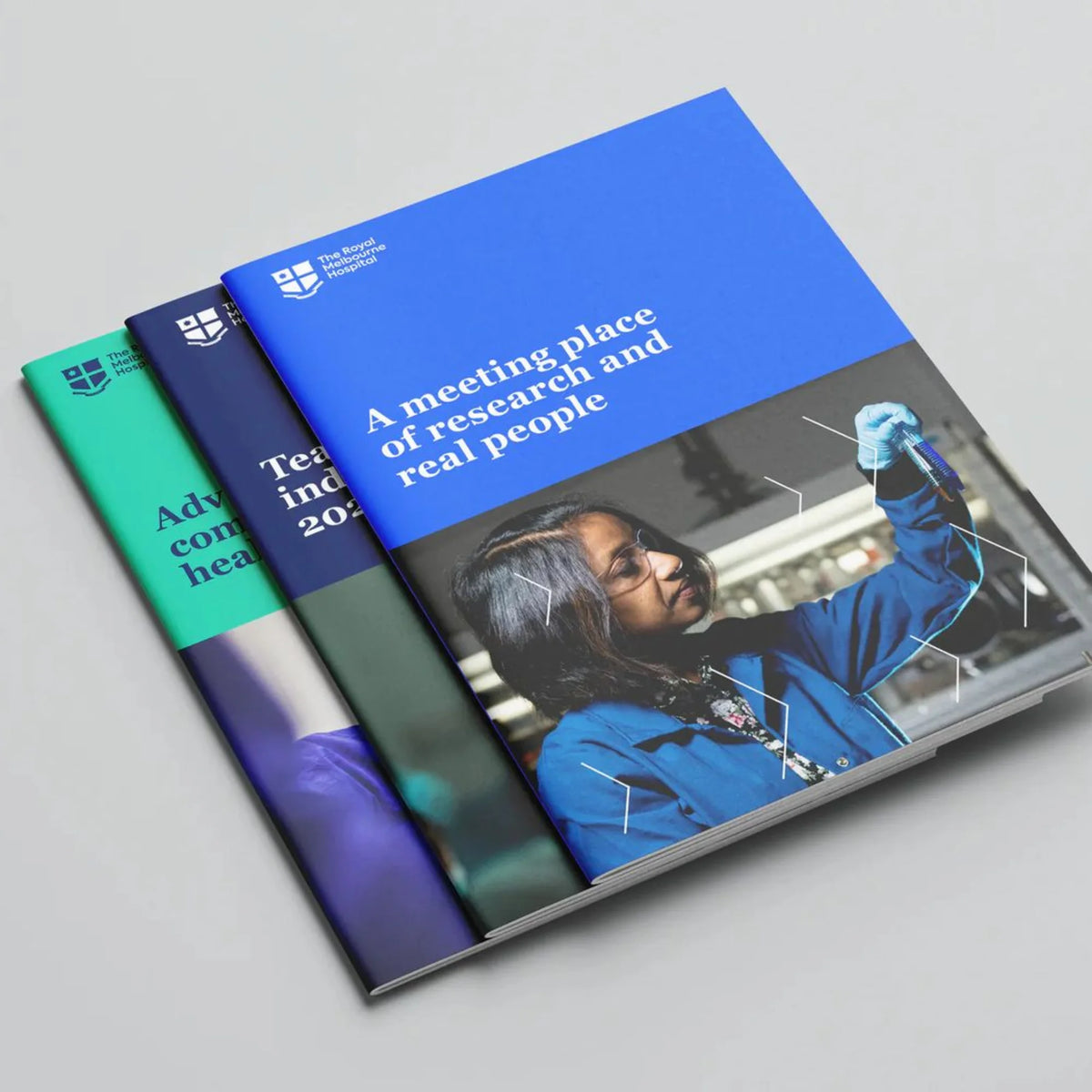 Self-cover stapled booklet printing