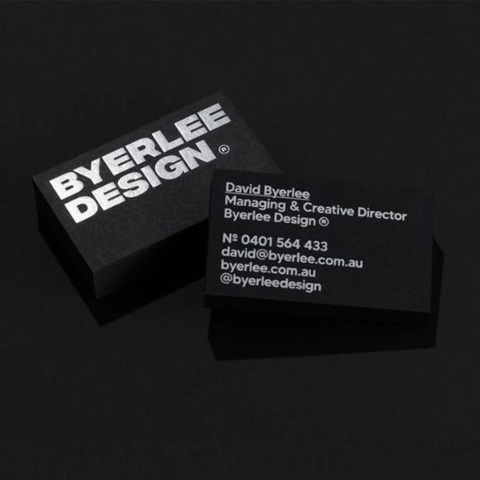 Silver Foil Business Cards — image 1