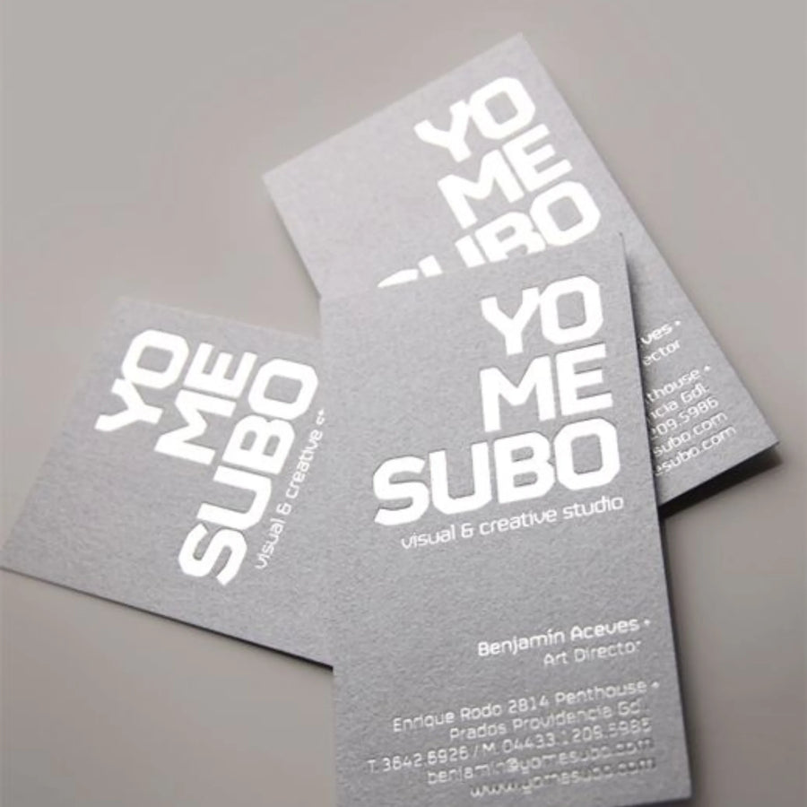 Silver Foil Business Cards — image 4