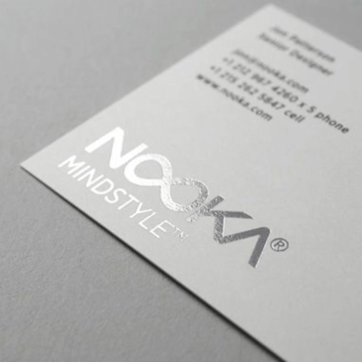Silver Foil Business Cards — image 5